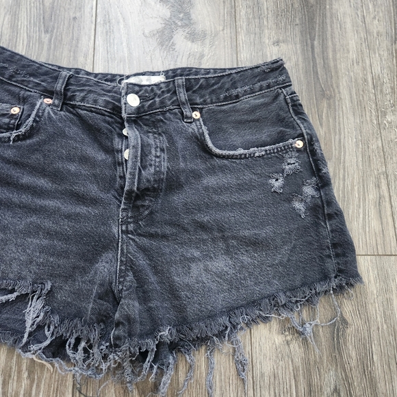 Free People Good Times Shorts Washed Black - Picture 8 of 10